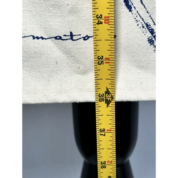 Vintge Apron Tags Textiles 1992 Apron Grant’s Farm Bread Cream & Blue - Picture 6 of 12